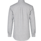 FORGE FR MEN'S Grey Double Pocket PLAID LONG SLEEVE SNAPS SHIRT