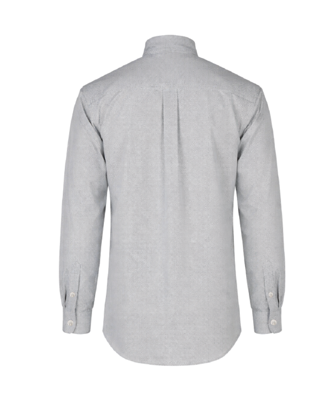 FORGE FR MEN'S Grey Double Pocket PLAID LONG SLEEVE SNAPS SHIRT