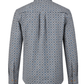 Forge Fr Men's Grey Plaid Printed Long Sleeve Shirt