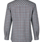 FORGE FR MEN'S Maroon PLAID LONG SLEEVE BUTTON SHIRT