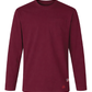 Forge Fr Men's Skull Print Burgundy Long Sleeve T-shirt