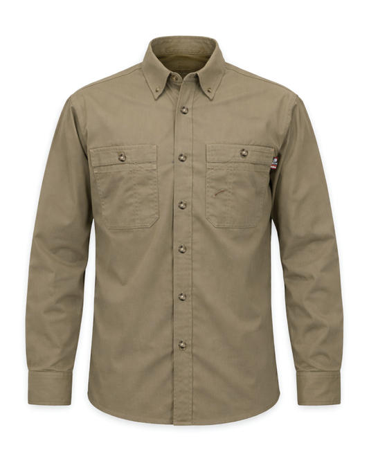 FORGE FR MEN'S 5.4 OZ STELLAR WEAVE BUTTON SHIRT