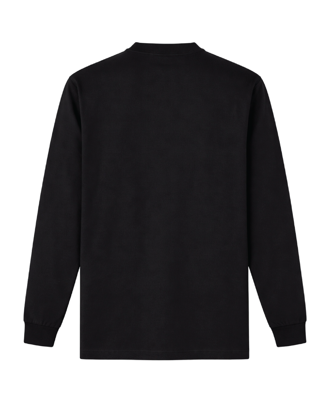 Forge Fr Men's Black Crew Neck Light Weight Long Sleeve T-shirt