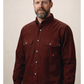 Forge Fr Men's Burgundy Plaid Printed Long Sleeve Shirt