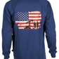 Forge Fr Men's Graphic Printed Ink Indigo Long Sleeve T-shirt
