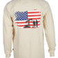 Forge Fr Men's Graphic Printed Ink Sand Long Sleeve T-shirt
