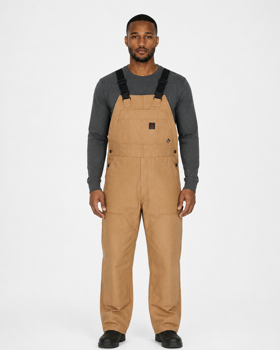 Forge Fr Men's Brown Insulated Bib Overall