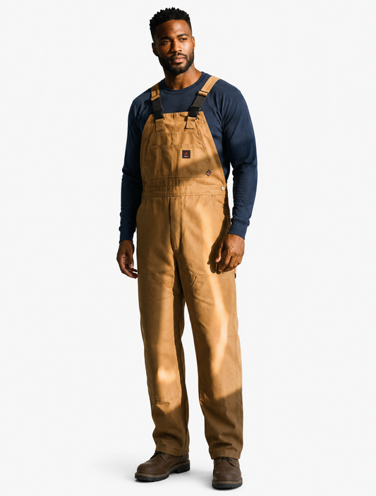 Forge Fr Men's Brown Insulated Bib Overall