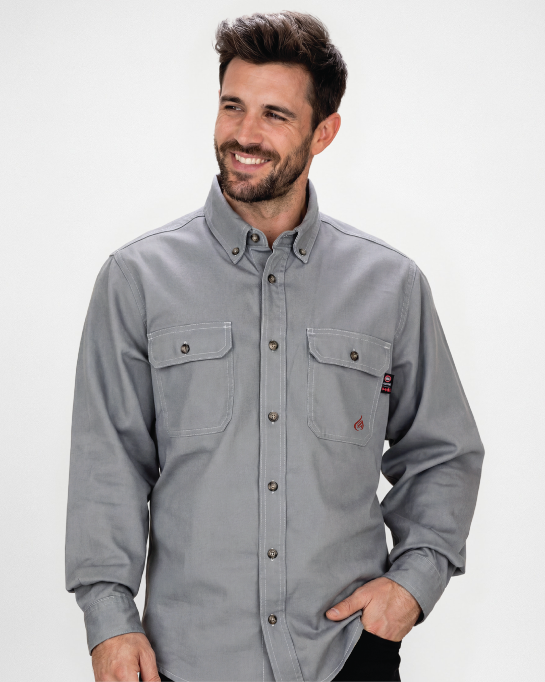 Forge Fr Men's Grey Tecasafe Shirt