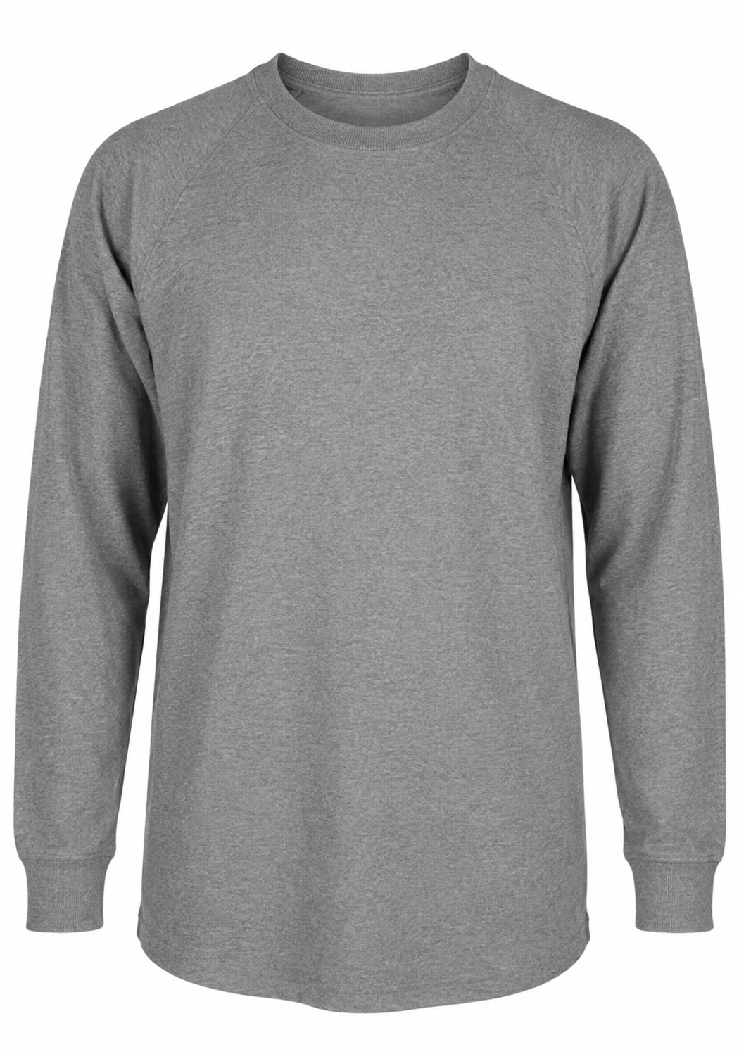 Forge Fr Men's Graphic Printed Ink Charcoal Grey Long Sleeve T-shirt