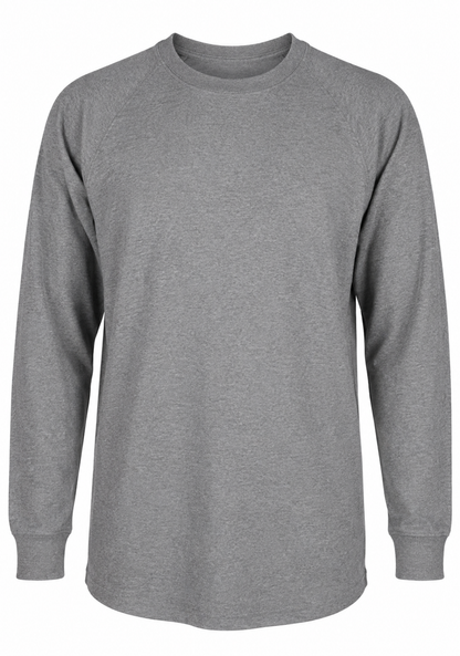 Forge Fr Men's Graphic Printed Ink Charcoal Grey Long Sleeve T-shirt