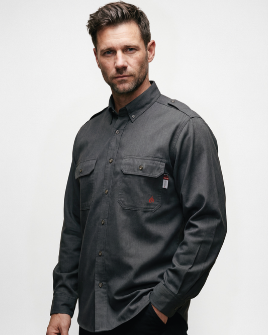 Forge FR MEN'S Charcoal Grey WESTEX DH AIR SHIRT