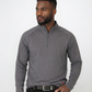 FORGE FR  MEN'S CHARCOAL GREY 1/4 ZIP TEE