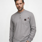 Forge Fr Men's Grey Light Weight Henley Tee