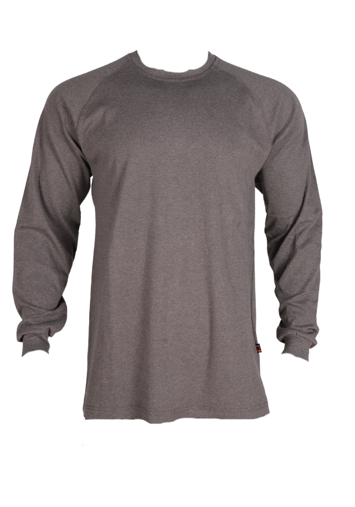 Forge Fr Men's Graphic Printed  Charcoal Grey Long Sleeve T-shirt