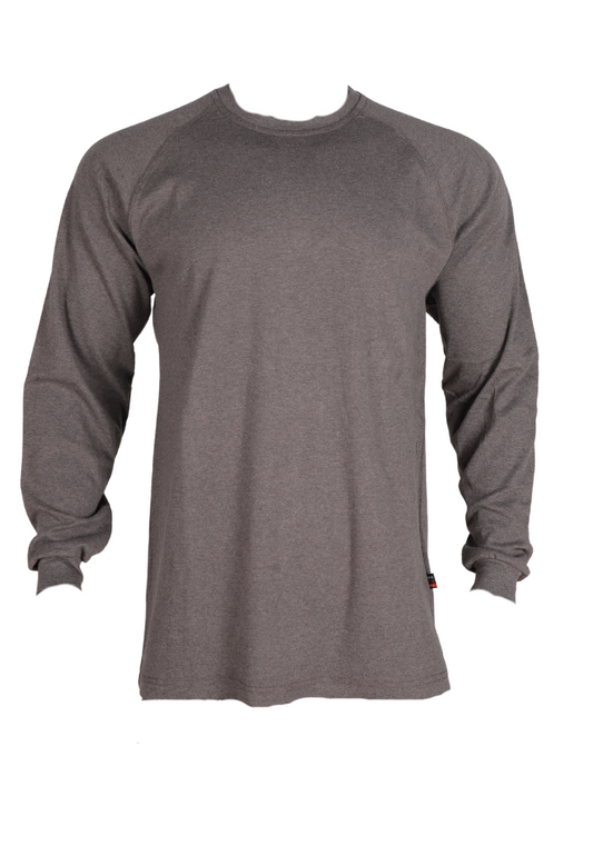 Forge Fr Men's Graphic Printed Charcoal Grey Long Sleeve T-shirt