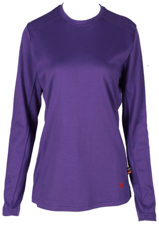 Forge Fr Women's Purple Crew Neck T-shirt