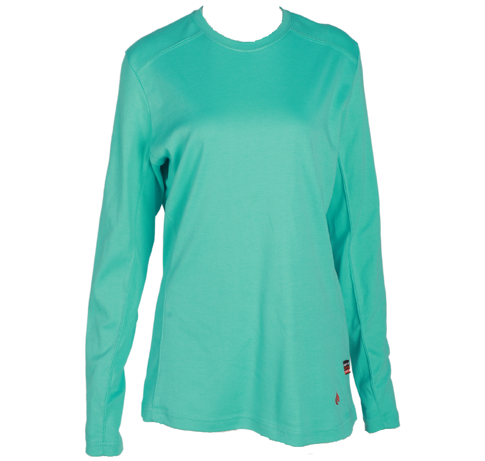Forge Fr Women's Teal Crew Neck T-shirt