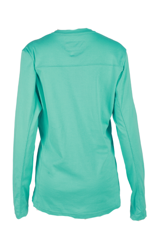 Forge Fr Women's Teal Crew Neck T-shirt