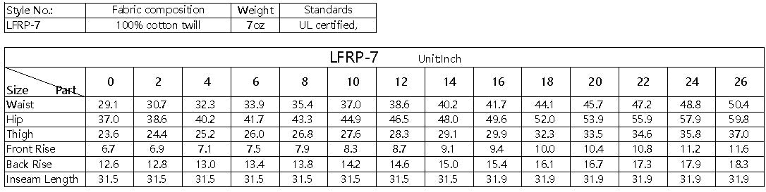 Forge Fr Ladies Navy Uniform Pant