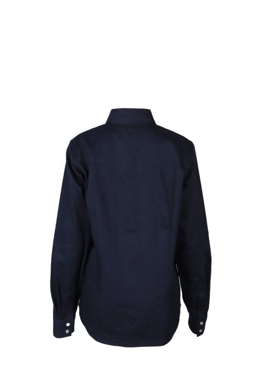 Forge Fr Women's Navy Long Sleeve Shirt