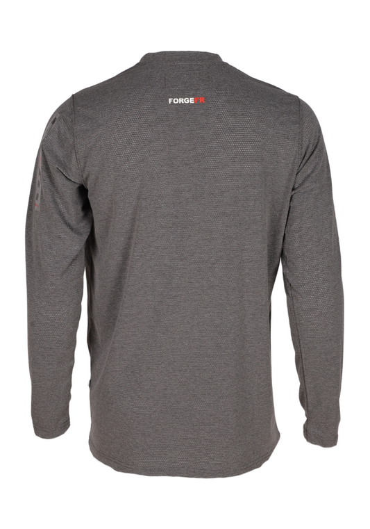 FORGE FR MEN'S  BASE LAYER CHARCOAL GREY TEE