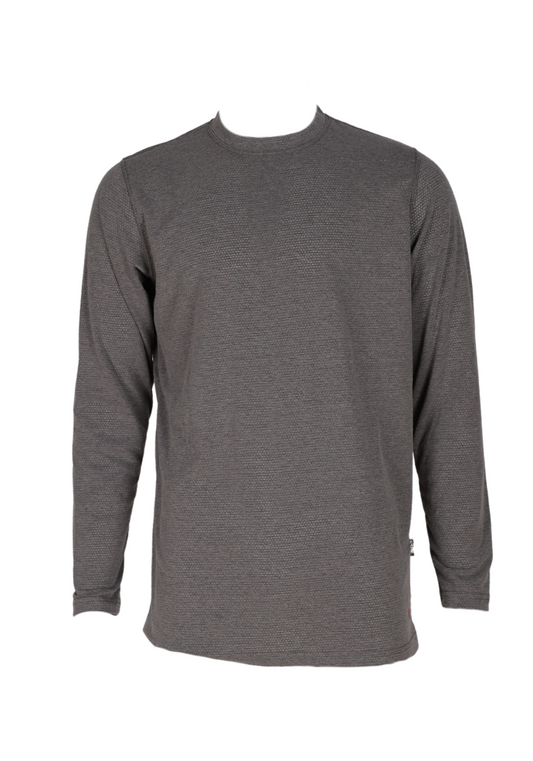 FORGE FR MEN'S  BASE LAYER CHARCOAL GREY TEE