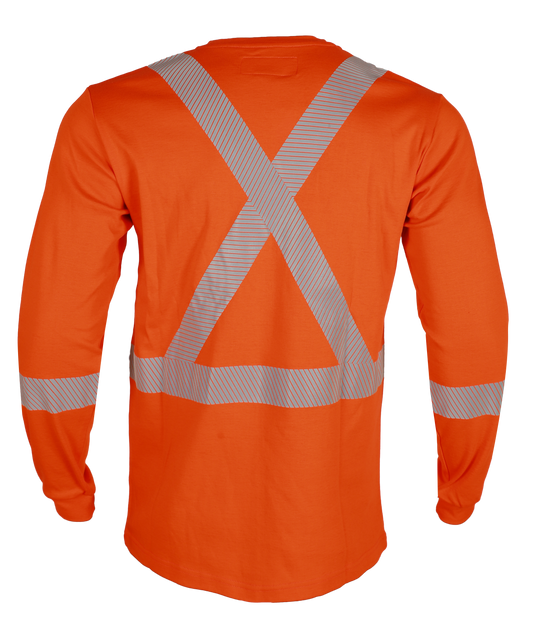 Forge Fr men's crew neck with taping Long Sleeve T-shirt