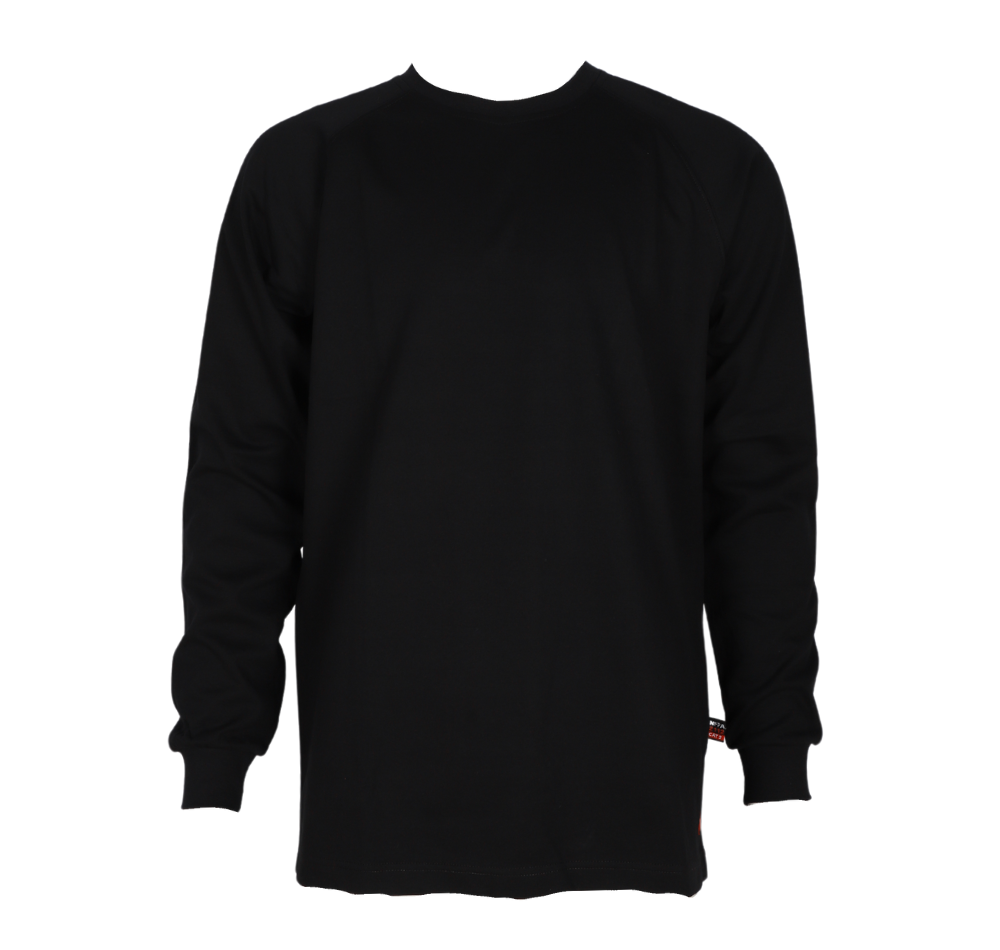 Forge Fr Men's Graphic Printed Black Long Sleeve T-shirt