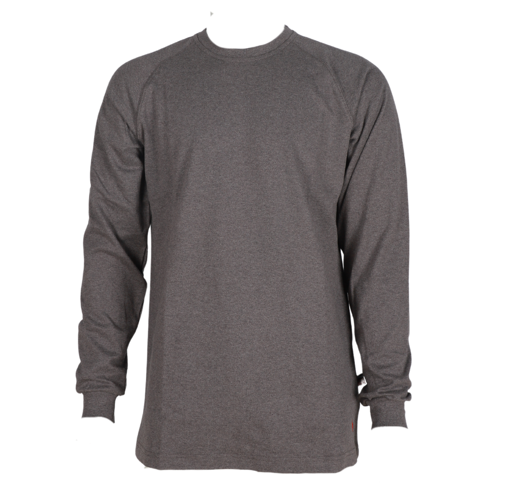 Forge Fr Men's Graphic Printed Charcoal Grey Long Sleeve T-shirt