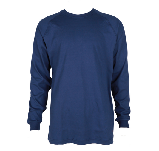 Forge Fr Men's Graphic Printed Indigo Long Sleeve T-shirt