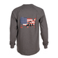 Forge Fr Men's Graphic Printed  Grey Long Sleeve T-shirt