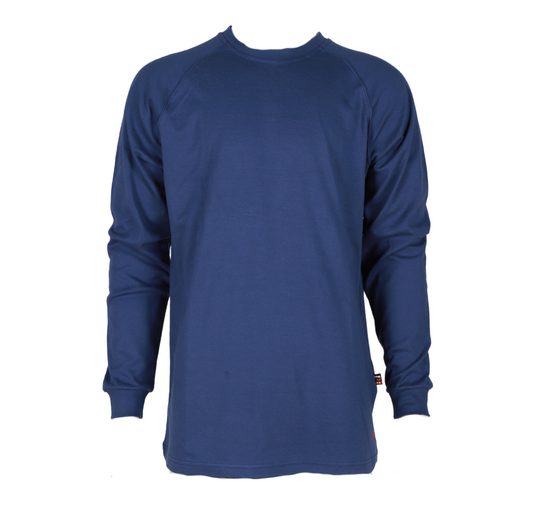 Forge Fr Men's Graphic Printed Indigo Long Sleeve T-shirt