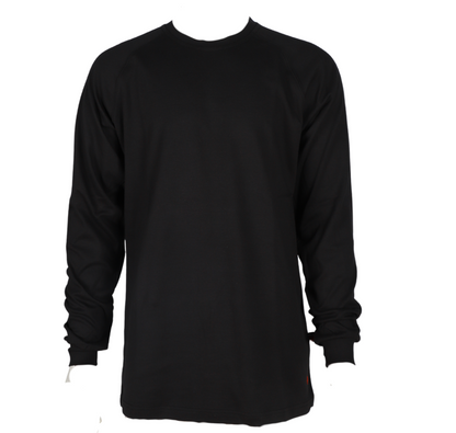 Forge Fr Men's Graphic Printed Ink Black Long Sleeve T-shirt