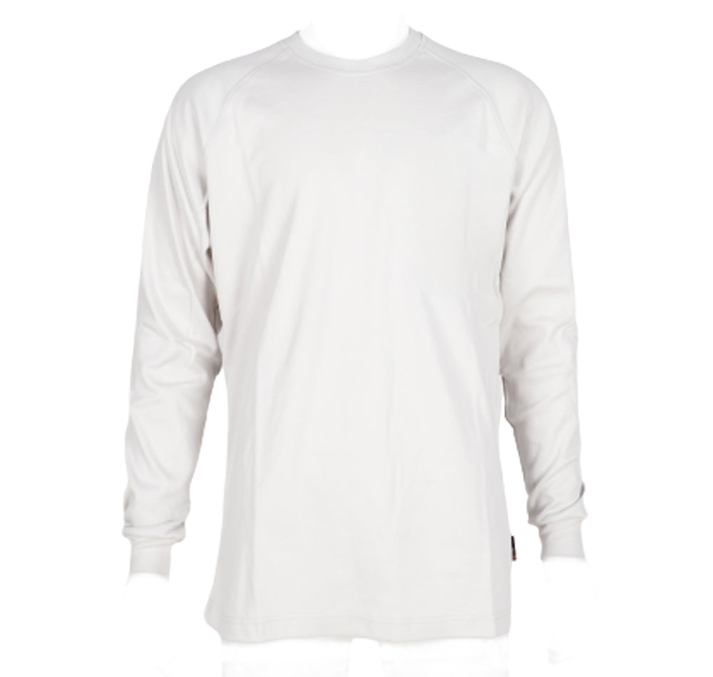 Forge Fr Men's Light Grey Crew Neck Long Sleeve T-shirt