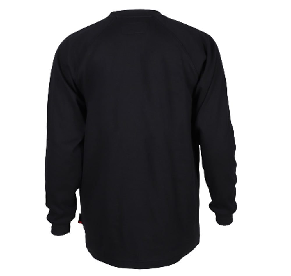 Forge Fr Men's Black Crew Neck Long Sleeve T-shirt