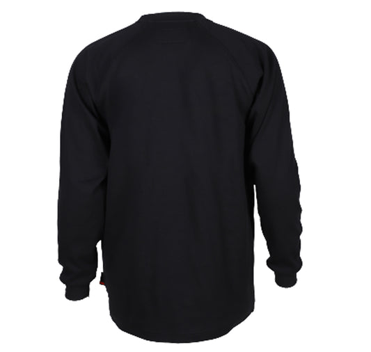 Forge Fr Men's Black Crew Neck Long Sleeve T-shirt