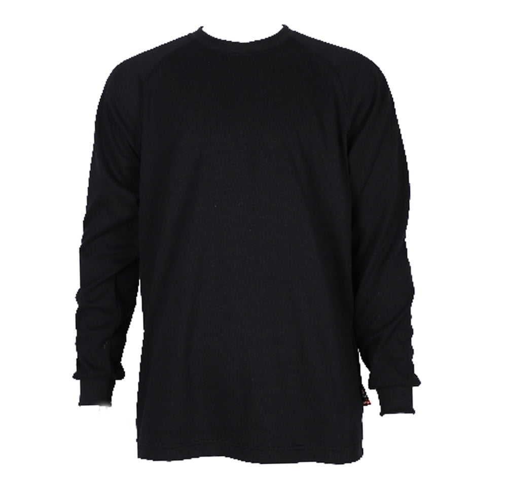 Forge Fr Men's Black Crew Neck Long Sleeve T-shirt