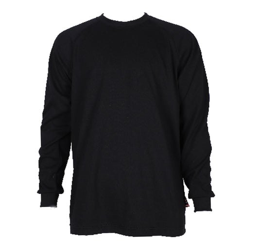 Forge Fr Men's Black Crew Neck Long Sleeve T-shirt