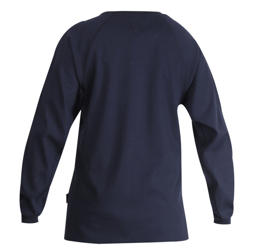 Forge Fr Men's Navy Crew Neck long Sleeve T-shirt
