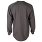 Forge Fr Men's Charcoal Grey Crew Neck Light Weight Long Sleeve T-shirt