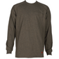 Forge Fr Men's Heather Brown Crew Neck Light Weight Long Sleeve T-shirt