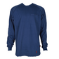 Forge Fr Men's Indigo Crew Neck Light Weight Long Sleeve T-shirt