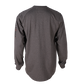 Forge Fr Men's Charcoal Grey Crew Neck Light Weight Long Sleeve T-shirt