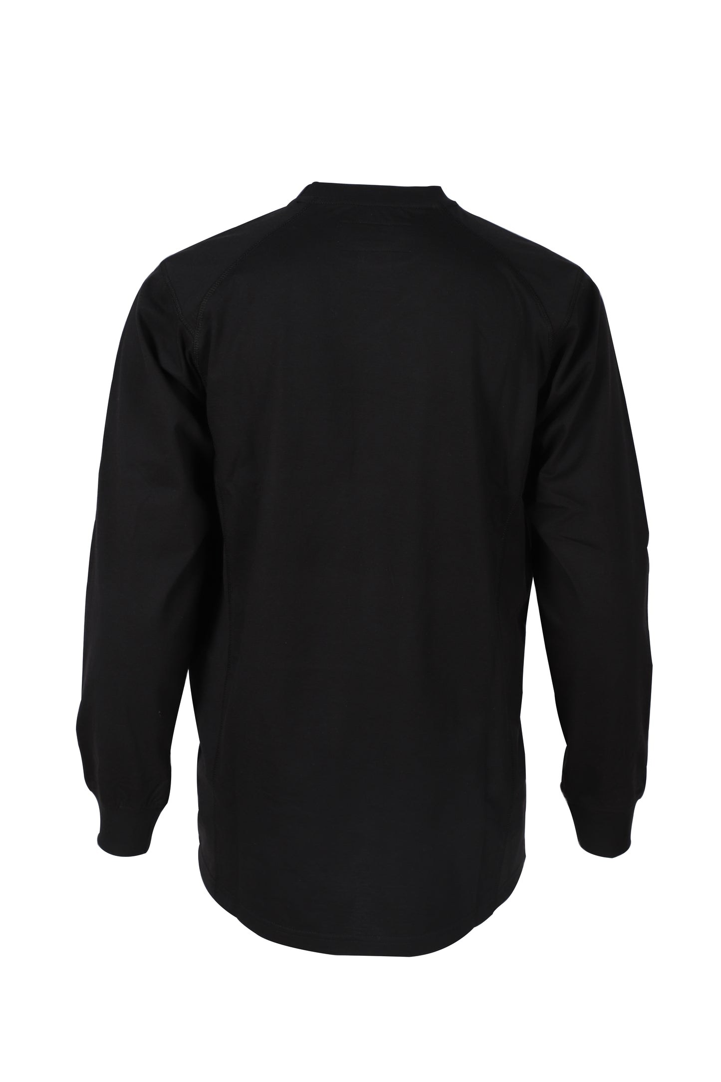 Forge Fr Men's Black Crew Neck Light Weight Long Sleeve T-shirt