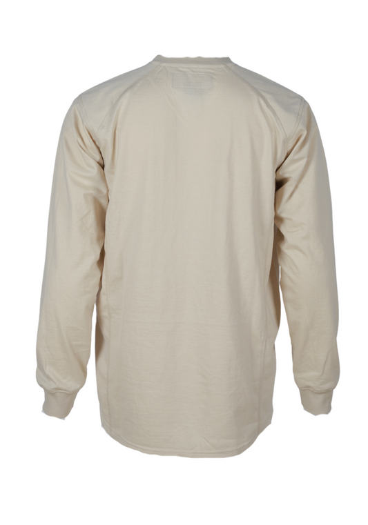 Forge Fr Men's Sand Crew Neck Light Weight Long Sleeve T-shirt