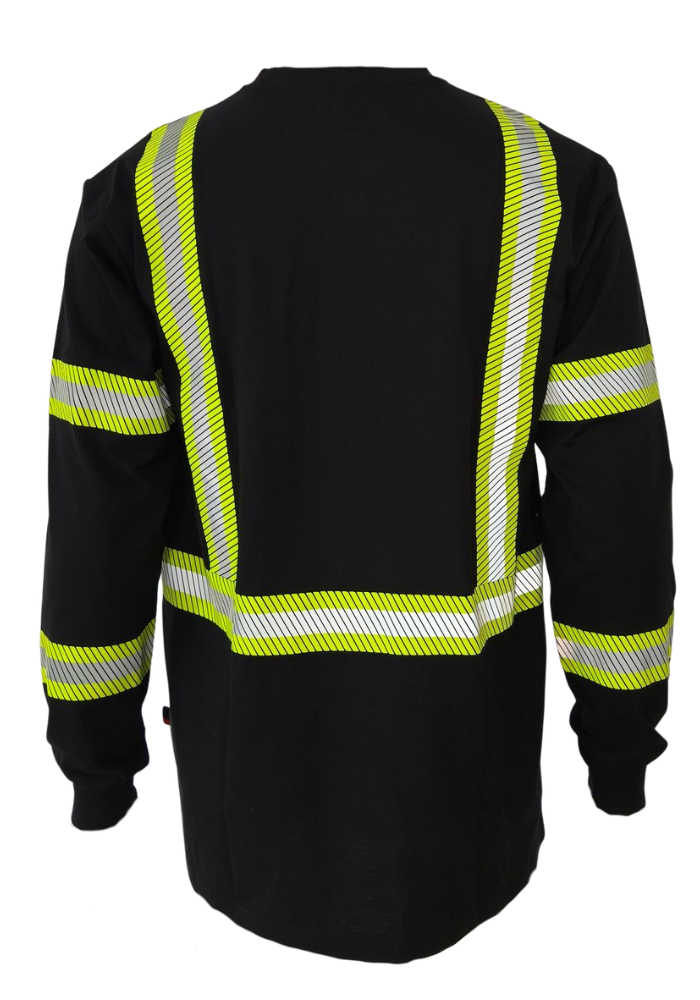 FORGE FR MEN'S CREW NECK BLACK WITH TAPING