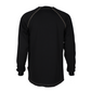 Forge Fr Men's Contrast Stitch Black Light Weight Crew Neck Long Sleeve T-shirt