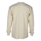 Forge Fr Men's Sand Contrast Stitch Henley Neck Long Sleeve T-shirt