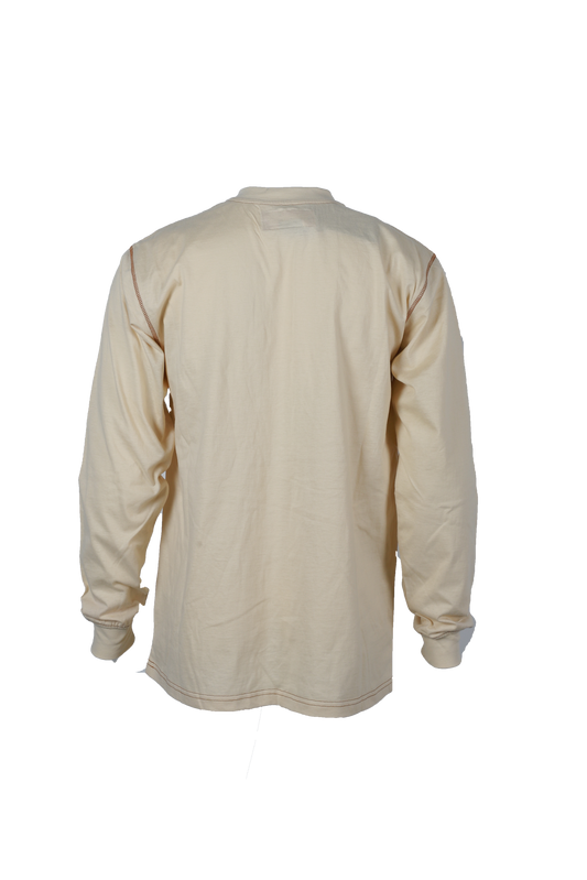 Forge Fr Men's Light Weight Sand Contrast Stitch Henley